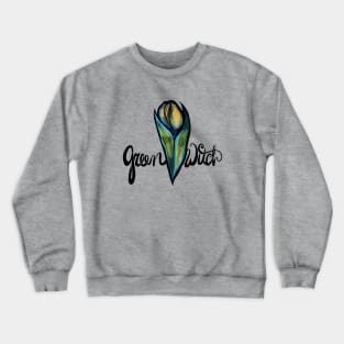 Green Witch Crewneck Sweatshirt